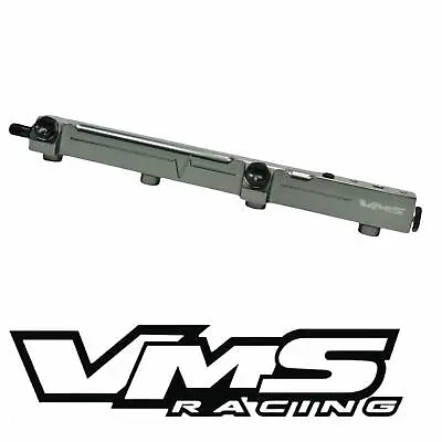 VMS RACING GUNMETAL FUEL RAIL FOR HONDA H22 And H23 MOTOR PRELUDE ACCORD • $99.95