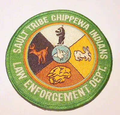 Rare Sault Tribe Chippewa Indians Law Enforcement Vintage Michigan Police Patch • $18.99