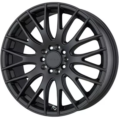 1 New Flat Black Full Painted 18X7.5 40 5-100/115 Drag DR-69 Wheel • $160