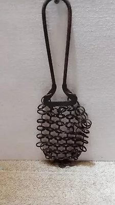Antique Late 1800's Steel Chainmail Cast Iron Skillet Scrubber L@@k!! • $29.95