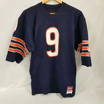 Vintage Chicago Bears Football Jersey #9 Jim McMahon MacGregor Sand Knit Mesh M • $36
