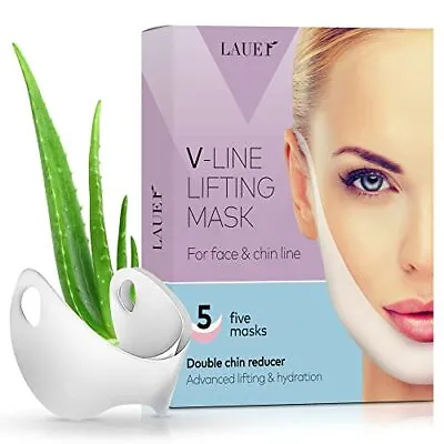 V Shaped Slimming Face Mask Double Chin Reducer V Line Lifting Belt Neck Lift... • $22.58