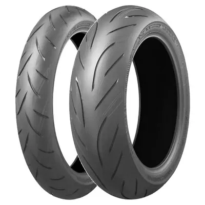 Tyre Pair Bridgestone 130/70-16 (61w) + 180/55-17 (73w) Battlax S21 • $749.10