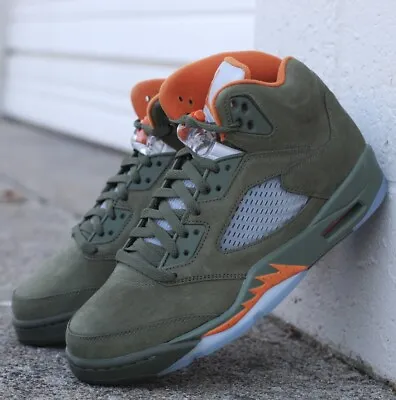 Nike Air Jordan 5 Retro Olive 2024 DD0587-308 Mens GS New • $199.94