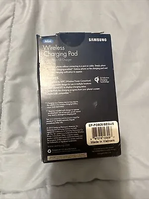 Samsung Mini Wireless Charging Pad - Black • $3