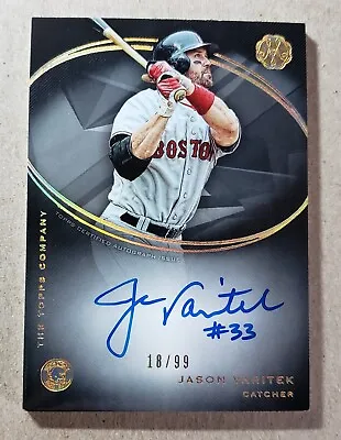 2016 Topps The Mint Golden Engravings Jason Varitek Auto /99 Red Sox Autograph • $42.30