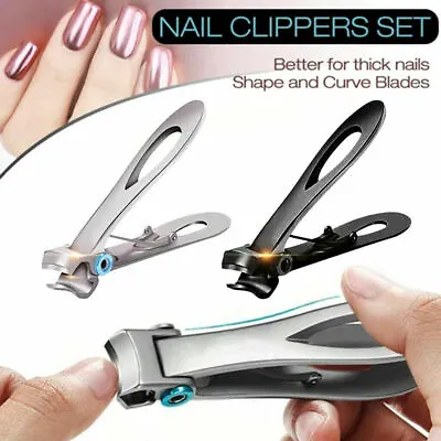 Toe Nail Clippers Cutter Set Podiatry Pedicure Kit Heavy Duty For Thick Nails • £5.51
