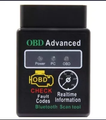 Bluetooth OBD2 OBDII Car Diagnostic Scanner Auto Fault Code Reader Tool ELM327 • $9.99