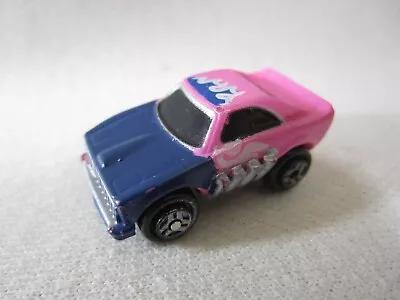 Vintage Micro Machines 1987 Galoob Dodge Charger Funny Car Pink W/ Blue Flames  • $3