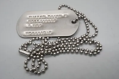 Korean - Vietnam War Army Dog Tag With Bead Chain EPISCOPAL RELIGION • $12.74