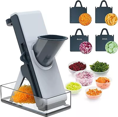 4 In 1 Mandoline Kitchen Food Slicer Safe Mandoline Slicer Chopper For Kitchen • $32.99