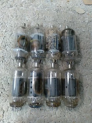 $15.99 • Buy 8929 Lot Of 8 MISC BRANDS 6JS6 VACUUM TUBES 