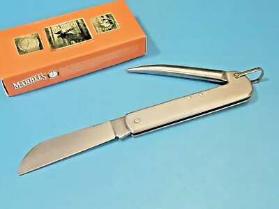 Marbles MR551 MARLIN SPIKE Stainless Riggers Pocket Knife 4 1/4  Closed NEW! • $14.79