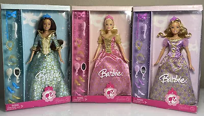 BARBIE And Friends Princess Masquerade Ball Pink & Blue & Purple Dolls 2007 NRFB • $80