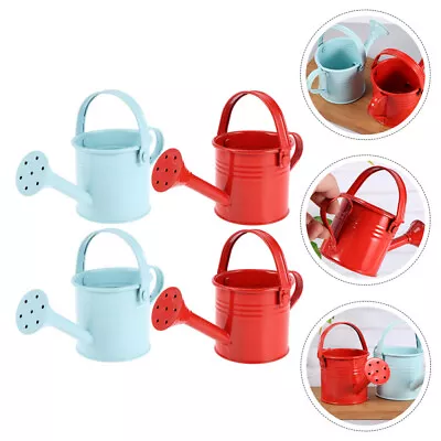 Long Spout Mini Metal Watering Can - Random Colors Set Of 4 • £14.85