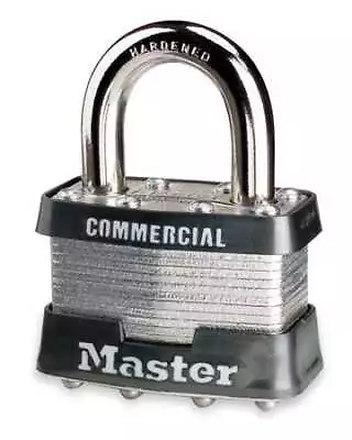Master Lock 21 Padlock Keyed Different Standard Shackle Rectangular Steel • $18.15