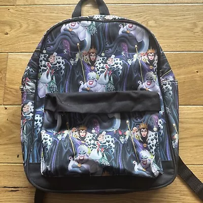 Bins Disney Villains  Backpack Bnwt Maleficent Cruela Etc • £8