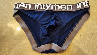 Intymen Mens Nylon U Pouch Briefs Underpants Briefs Navy Nwot Uk M • $16.15