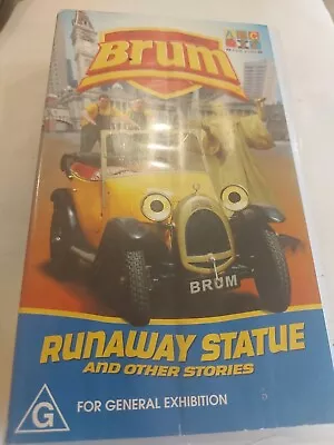 Brum ~ Runaway Statue ~ VHS Video Kids Children Story Classic Family G ABC • $14.99