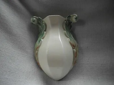 Shorter & Son ~ Vintage Vase Wall Pocket ~ Acanthus Leaf Design 668 • £19.99