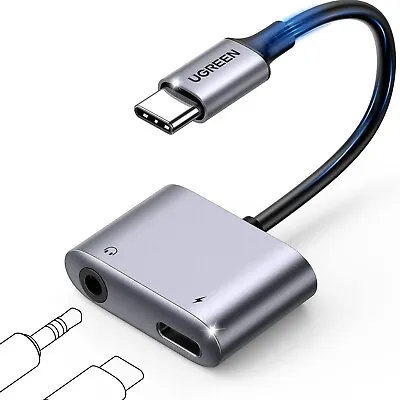 Ugreen USB Type C To 3.5mm Jack Adapter AUX Earphone Converter • $7.99