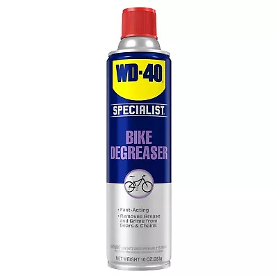 WD-40 Bike Bicycle Gear And Chain Degreaser Fast Foaming Action • $13.50