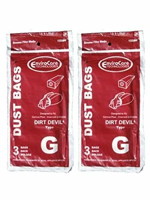 $7.91 • Buy 6 Royal Type G Hand Vacuum Filter Bags Dirt Devil 103 103B 10515 10515B 10563CA