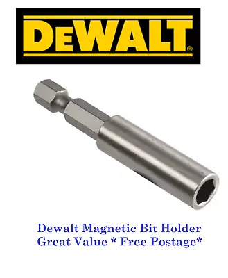 DeWalt 1/4  Magnetic Screwdriver Bit Holder For Makita Bosch Milwaukee DT7500 • £3.99