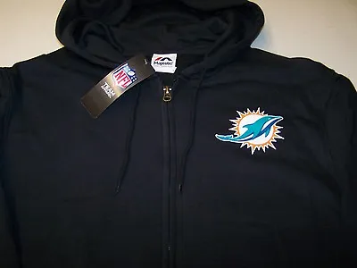Miami Dolphins '66  Black Zippered Sweatshirt Mens Sizes      New With Tags  • $24.99