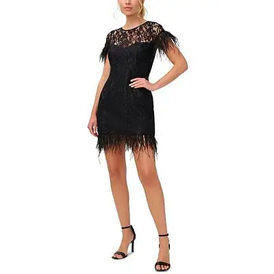 Aidan By Aidan Mattox Womens Ostrich Feather Cocktail And Party Dress BHFO 1528 • $23.99