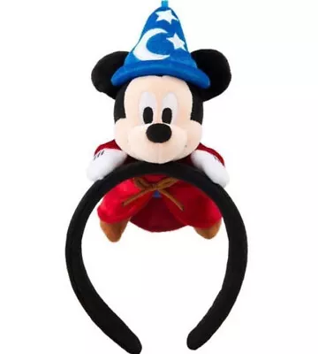 Disney Resort Ears HeadBand FANTASIA Mickey Mouse Plush Doll Wizard New • $18.82