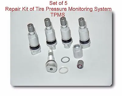 Set 5 Tire Pressure Monitoring System (TPMS) Service Kit Fits: MAZDA 3 5 6 CX7 & • $13.75