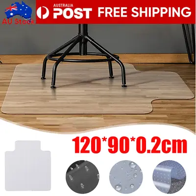 Home Office Room Work Carpet Chair Mat Computer Floor Protector 120x90cm • $27.70