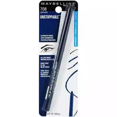 Maybelline Unstoppable Waterproof Eyeliner 708 Sapphire • $8