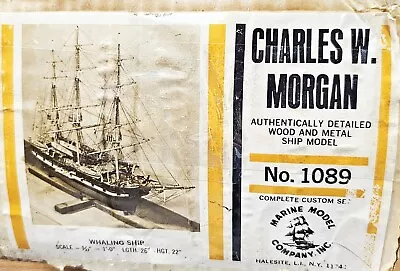 Vintage Charles W. Morgan Model Ship Kit • $100