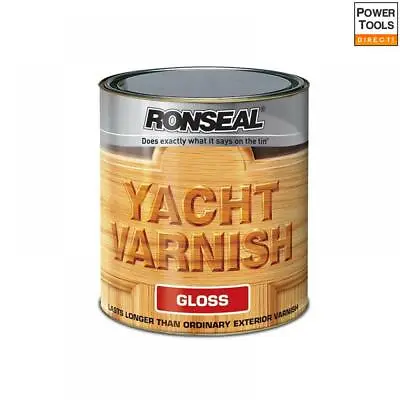 £13.88 • Buy Ronseal Exterior Yacht Varnish Gloss 500ml