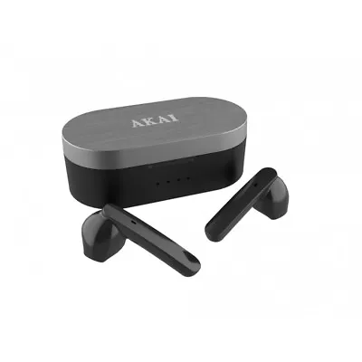 Akai BTE-J10 BT Wireless Headphones Bluetooth 5.0 5V Black & Jazzy • $23.87