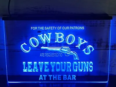 Cowboys Vintage Retro LED Neon Light Sign Bar Pub Club Home Room Wall Art Décor • $24.95
