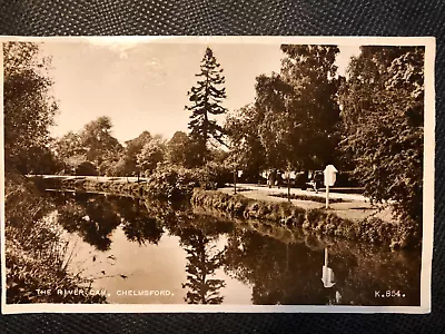 1955 - RIVER CAN Chelmsford History - Vintage Picture Postcard • £3.20