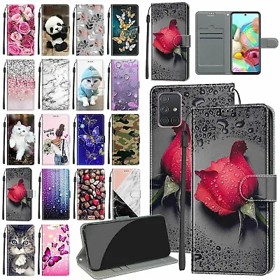 For Samsung A12 A13 A22 A23 A21S A03S Leather Wallet Card Flip Stand Phone Case • $10.79
