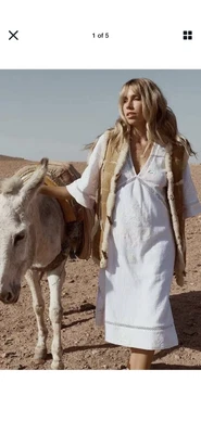 $50 • Buy Arnhem Lauren Kaftan Dress In Dove NWT