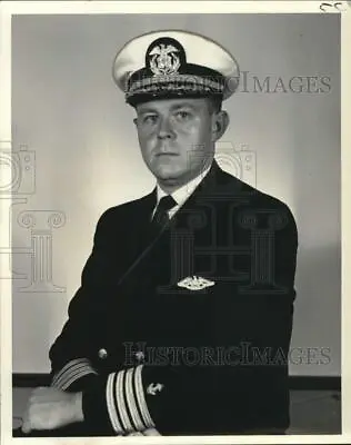 1970 Press Photo Merchant Marine Academy Officer Captain Edward A. Knutsen • $19.99