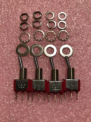 (4 NEW) C&K 7101 Toggle Switches ON-ON SPDT  • $15