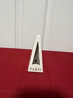Miniature Silver Tone Metal 3  Eiffel Tower  Paris  France Souvenir Knick Knack • $2