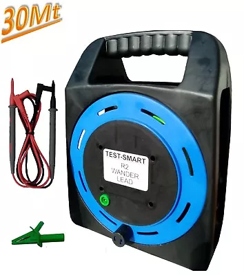 £39.99 • Buy TEST-SMART Universal 30Mt R2 Earth Test Wander Lead For Multifunction Testers