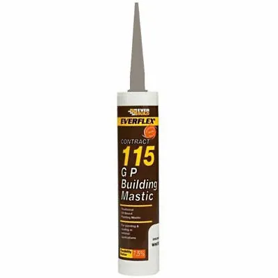 General Purpose Building Mastic Sealant Waterproof Exterior Oil Based 285ml • £8.25