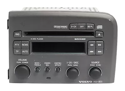 1999-04 Volvo 80 Series AM FM Radio Receiver 4-Disc CD Player 86511481 Opt HU801 • $225