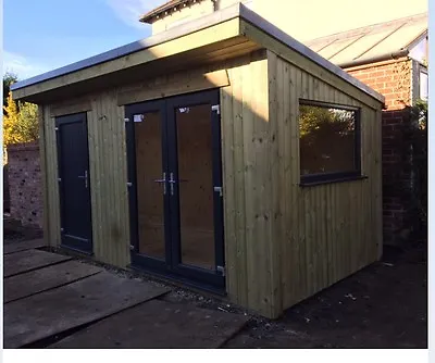 20x10ft (6x3m) Fully Insulated Cabin Office Summerhouse Mancave Guest Bedroom • £11250