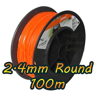 £21 • Buy 100m Of Genuine STIHL 2.4mm ROUND Brushcutter Strimmer Trimmer Cord Line Wire