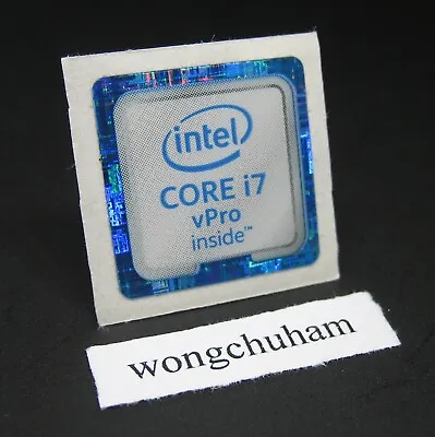 PC Notebook Sticker - Intel CORE I7 VPro Sticker 18mm X 18mm #202211231448 • $2.22